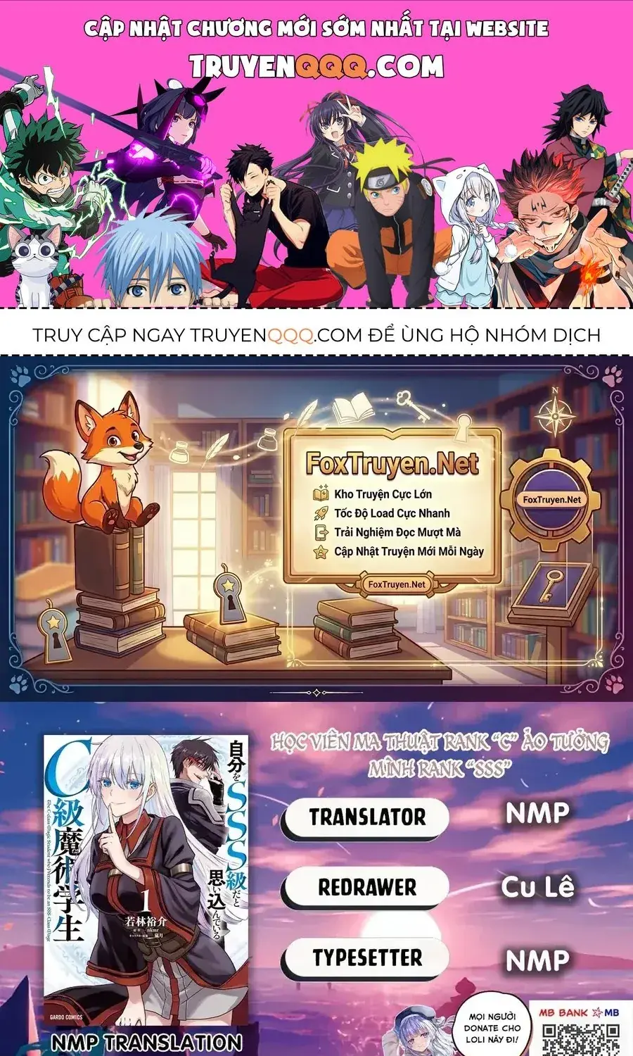 Học Sinh Ma Thuật Hạng C Ảo Tưởng Mình Là Hạng Sss Chapter 4 - Trang 2