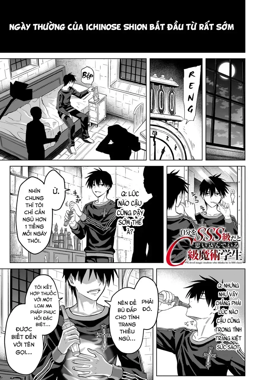 Học Sinh Ma Thuật Hạng C Ảo Tưởng Mình Là Hạng Sss Chapter 4 - Trang 4