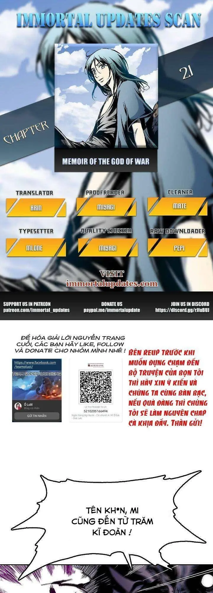 Hồi Ức Chiến Thần Chapter 21 - Trang 1