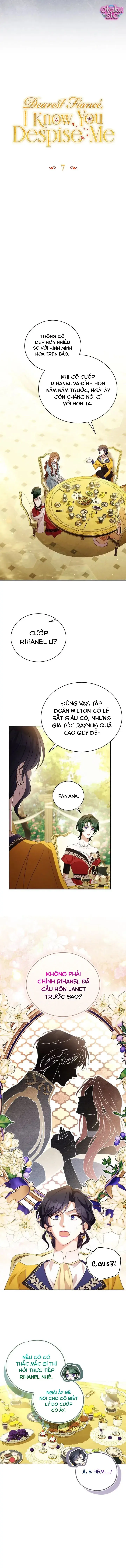 Hôn Phu À, Ta Biết Chàng Ghét Ta Chapter 7 - Trang 6