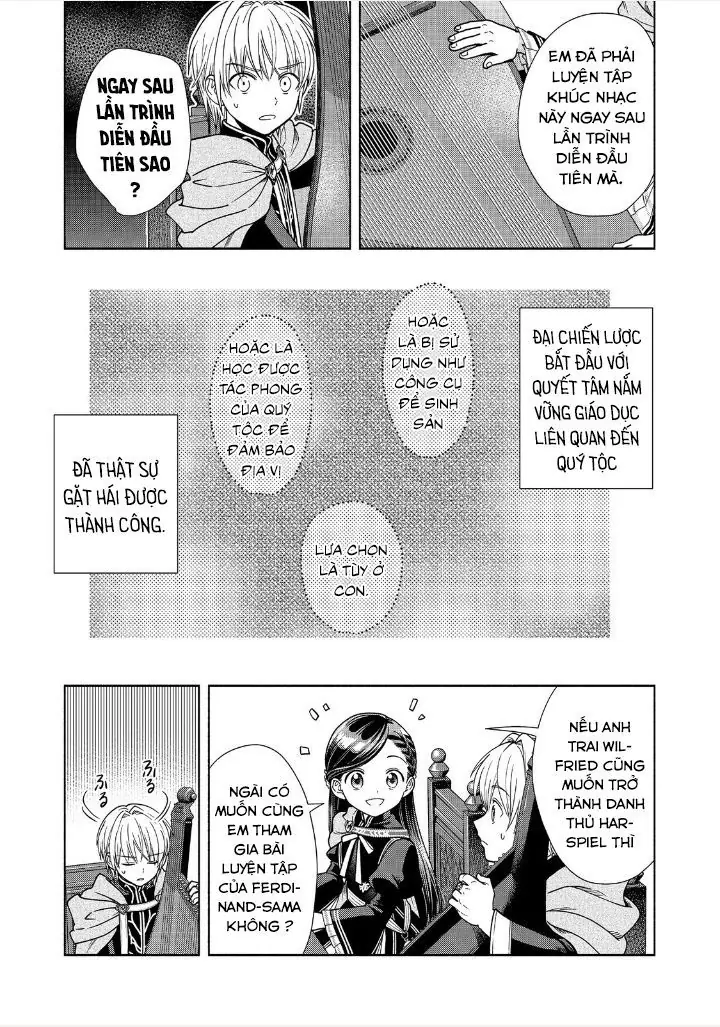 Honzuki No Gekokujou: Dai 4-Bu Kizokuin No Toshokan O Sukuitai! Chapter 17 - Trang 15