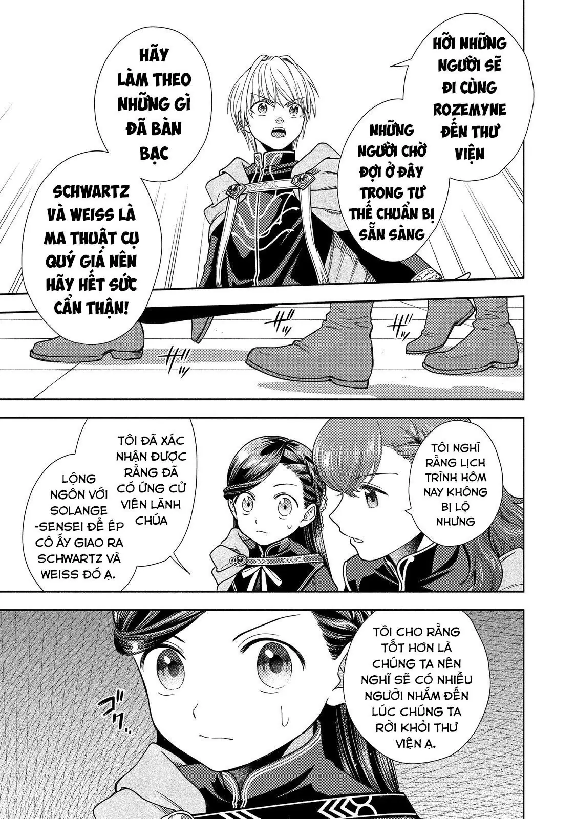 Honzuki No Gekokujou: Dai 4-Bu Kizokuin No Toshokan O Sukuitai! Chapter 25 - Trang 4