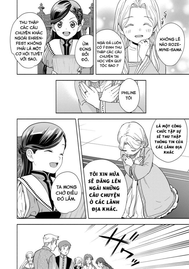 Honzuki No Gekokujou: Dai 4-Bu Kizokuin No Toshokan O Sukuitai! Chapter 3 - Trang 23