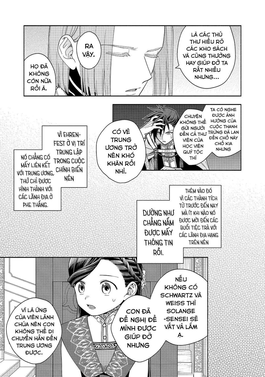 Honzuki No Gekokujou: Dai 4-Bu Kizokuin No Toshokan O Sukuitai! Chapter 38 - Trang 4