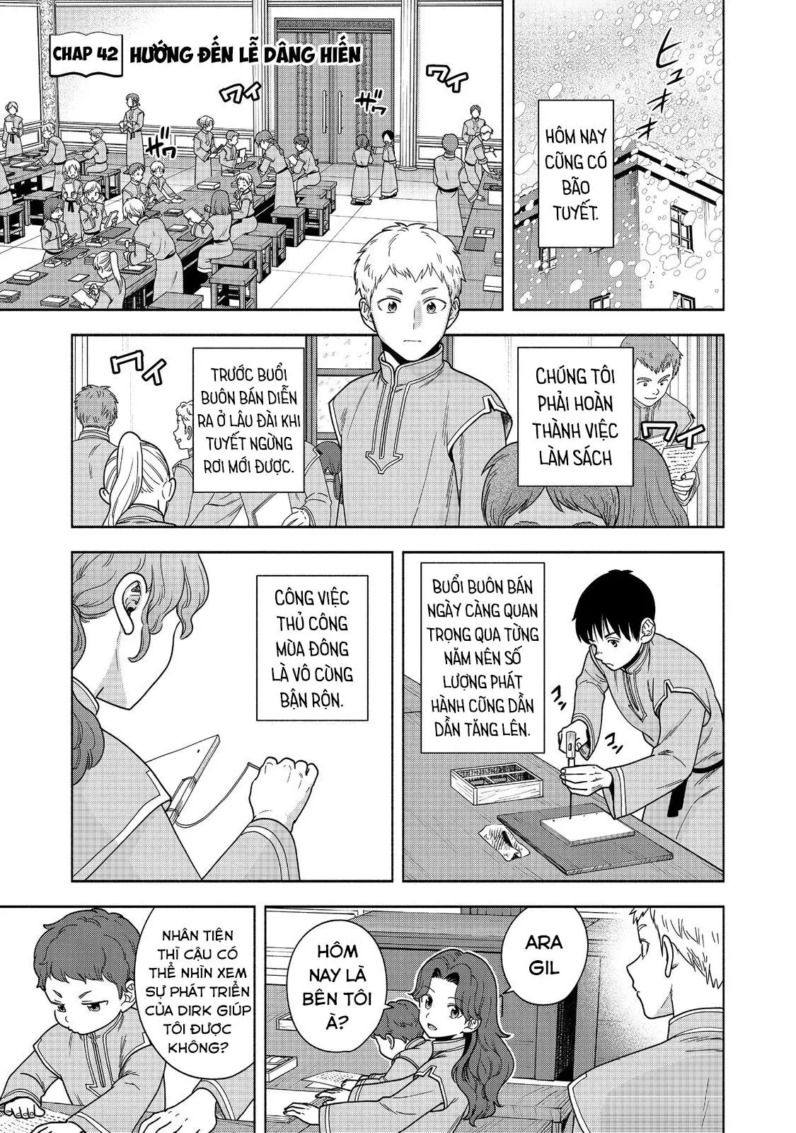 Honzuki No Gekokujou: Dai 4-Bu Kizokuin No Toshokan O Sukuitai! Chapter 42 - Trang 3