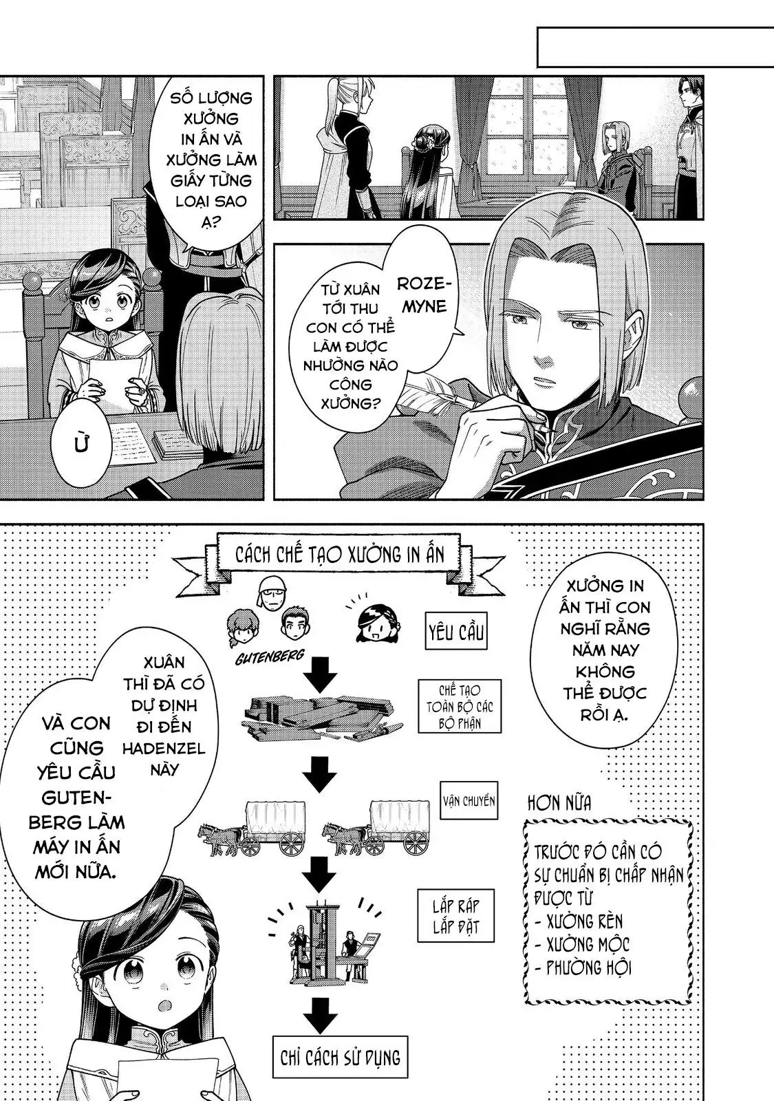 Honzuki No Gekokujou: Dai 4-Bu Kizokuin No Toshokan O Sukuitai! Chapter 46 - Trang 11
