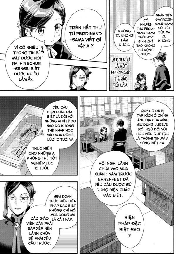 Honzuki No Gekokujou: Dai 4-Bu Kizokuin No Toshokan O Sukuitai! Chapter 7 - Trang 30