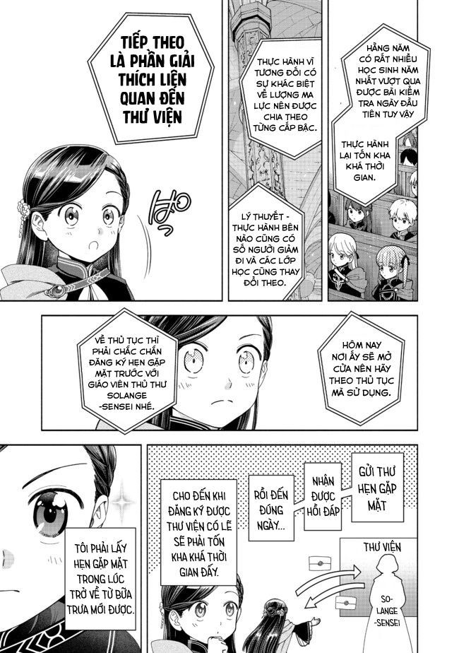 Honzuki No Gekokujou: Dai 4-Bu Kizokuin No Toshokan O Sukuitai! Chapter 7 - Trang 8