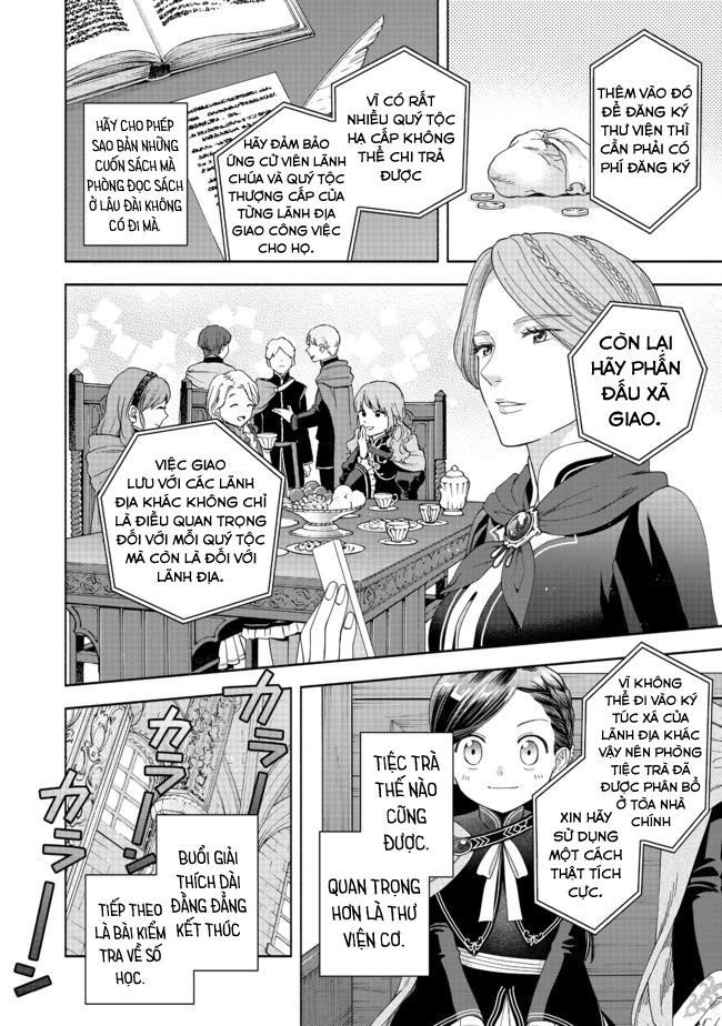 Honzuki No Gekokujou: Dai 4-Bu Kizokuin No Toshokan O Sukuitai! Chapter 7 - Trang 9