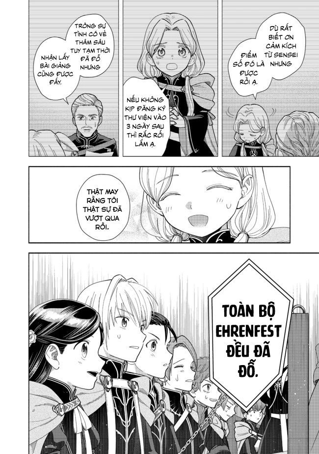 Honzuki No Gekokujou: Dai 4-Bu Kizokuin No Toshokan O Sukuitai! Chapter 8 - Trang 17
