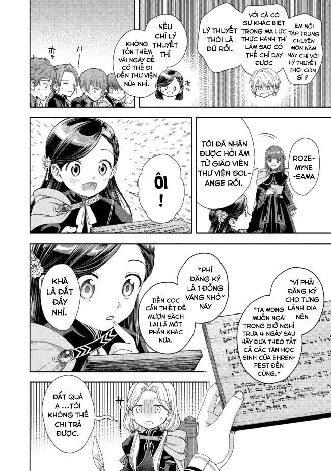 Honzuki No Gekokujou: Dai 4-Bu Kizokuin No Toshokan O Sukuitai! Chapter 8 - Trang 9