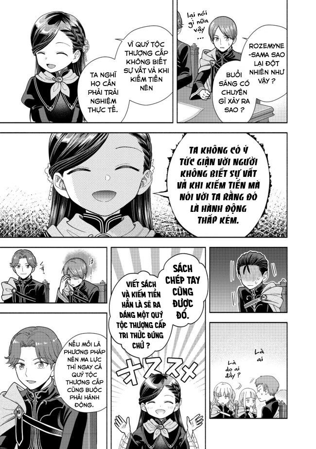 Honzuki No Gekokujou: Dai 4-Bu Kizokuin No Toshokan O Sukuitai! Chapter 9 - Trang 11