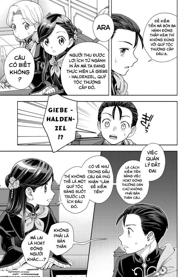 Honzuki No Gekokujou: Dai 4-Bu Kizokuin No Toshokan O Sukuitai! Chapter 9 - Trang 6