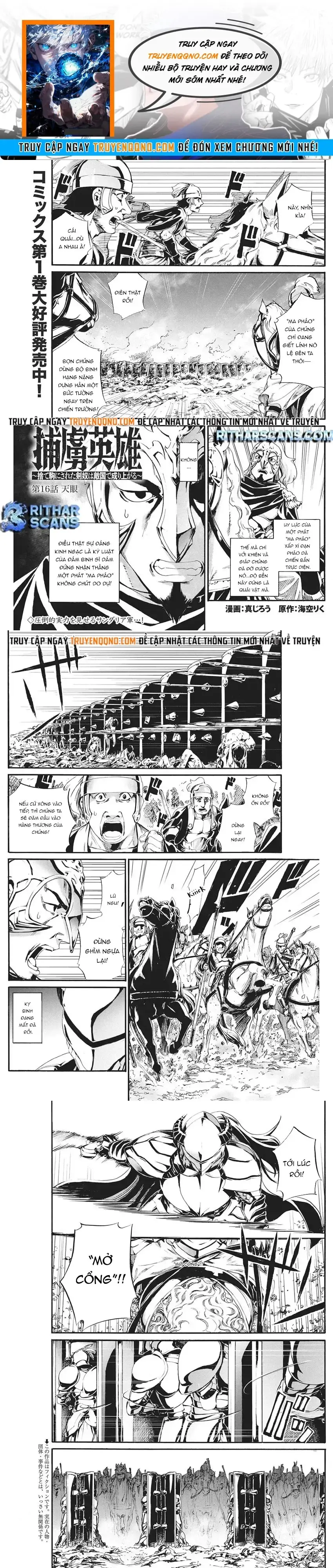Horyo Eiyuu ~Sute Koma Ni Sareta Kendo Wa Tekikoku De Nariagaru~ Chapter 16 - Trang 2