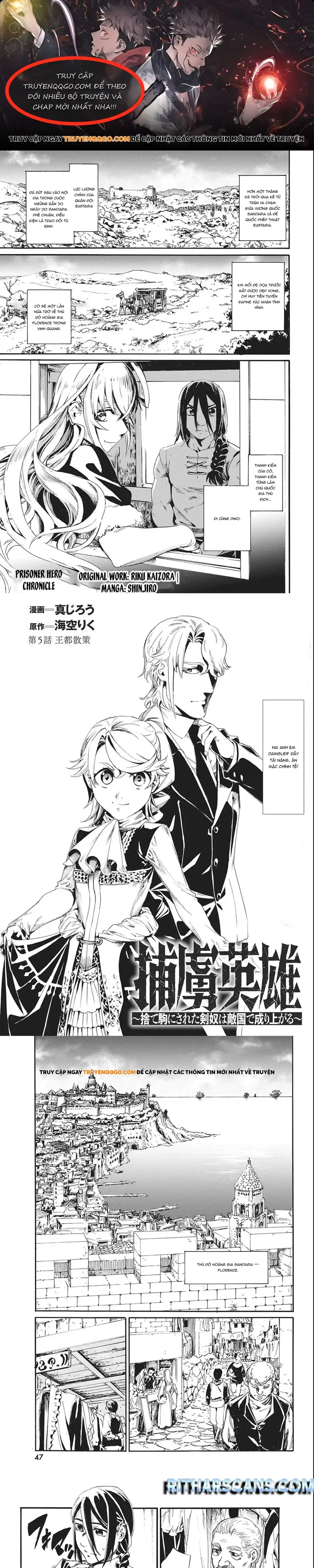 Horyo Eiyuu ~Sute Koma Ni Sareta Kendo Wa Tekikoku De Nariagaru~ Chapter 5 - Trang 1