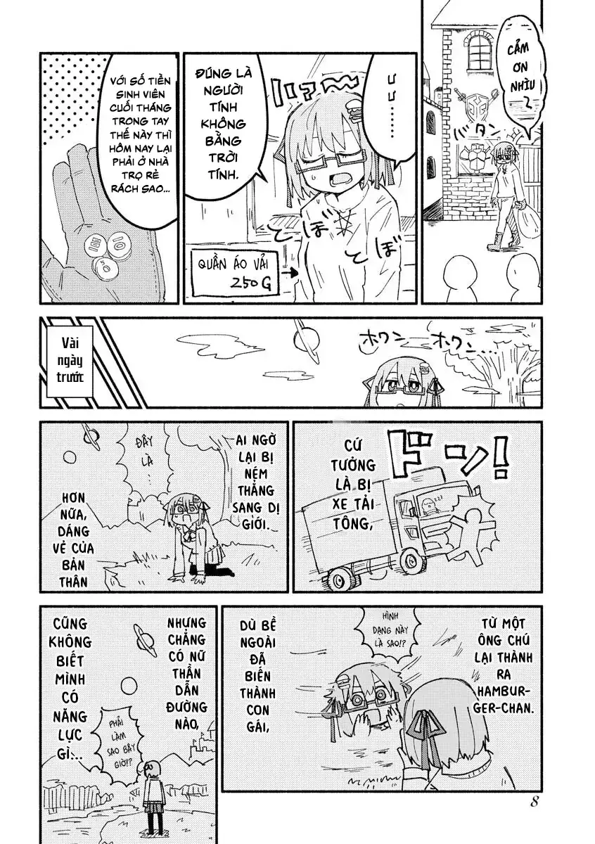 Hundred Burger-Chan Isekai Tensei Enikki Chapter 1 - Trang 11