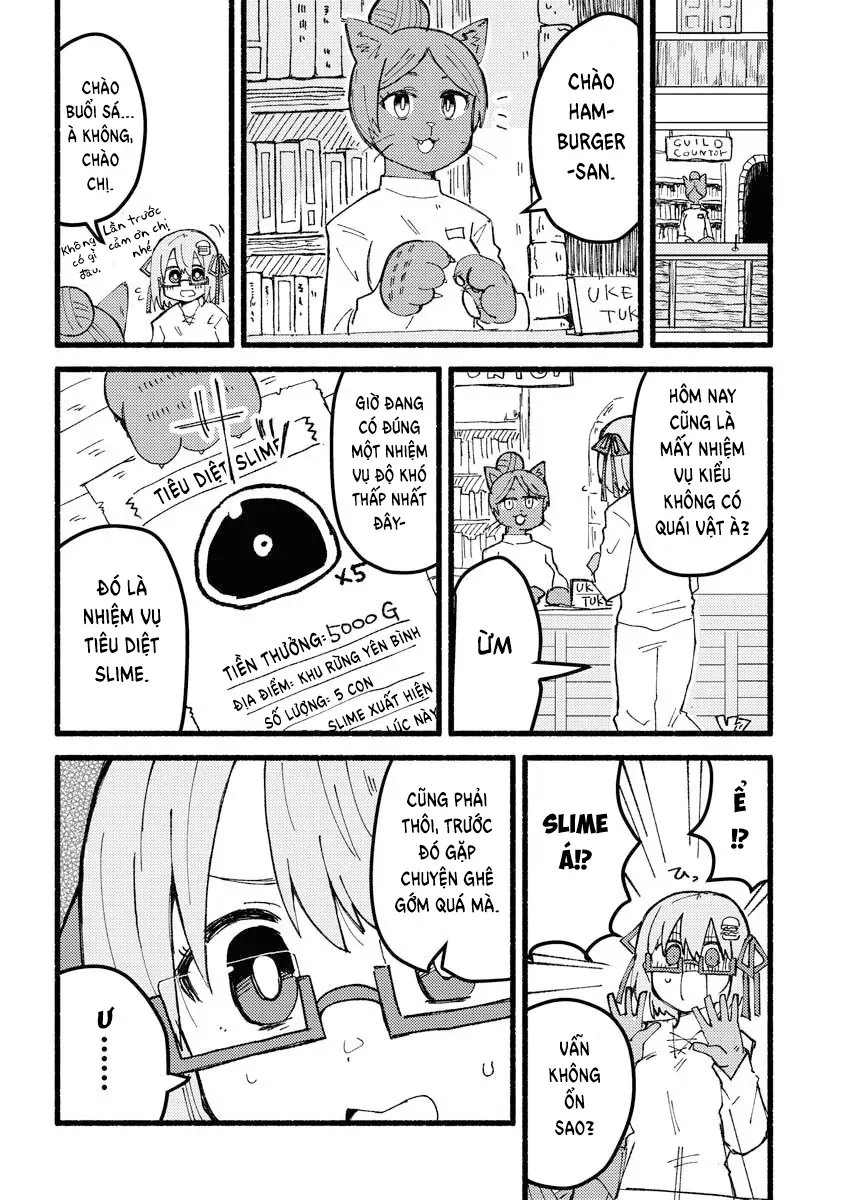 Hundred Burger-Chan Isekai Tensei Enikki Chapter 2 - Trang 5