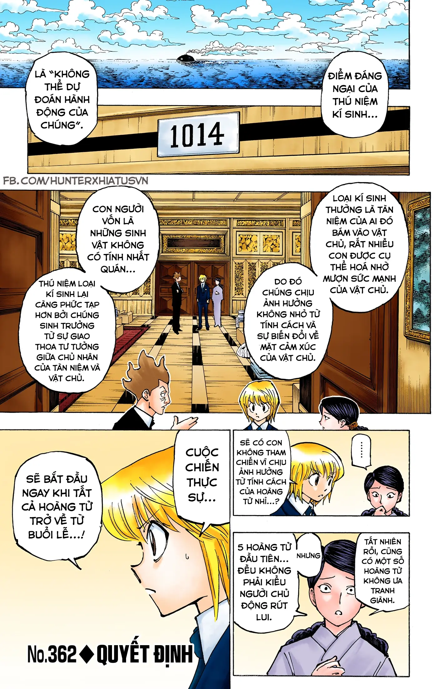 Hunter x Hunter (Bản Màu) Chapter 362 - Trang 2