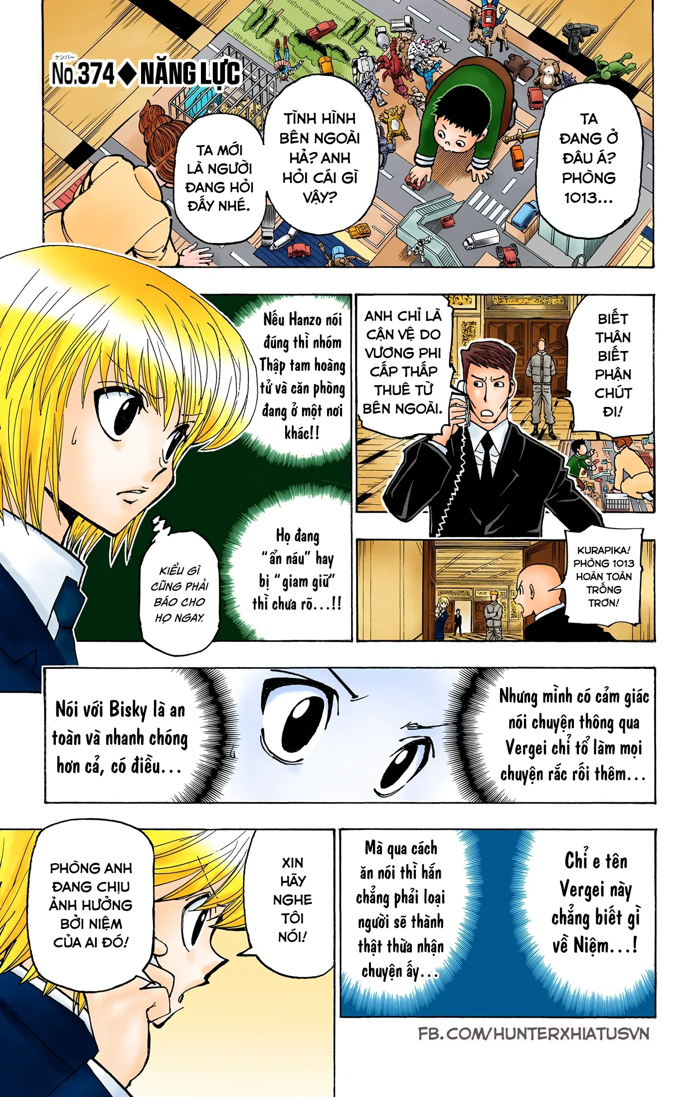 Hunter x Hunter (Bản Màu) Chapter 374 - Trang 2
