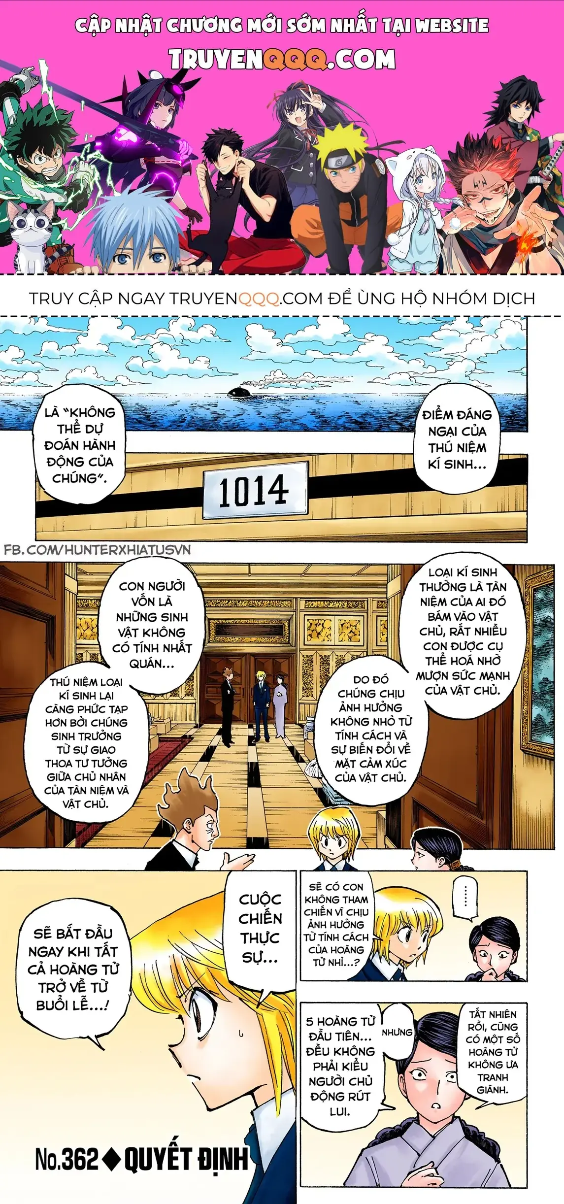Hunter×Hunter (Digital Colored) Chapter 362 - Trang 2