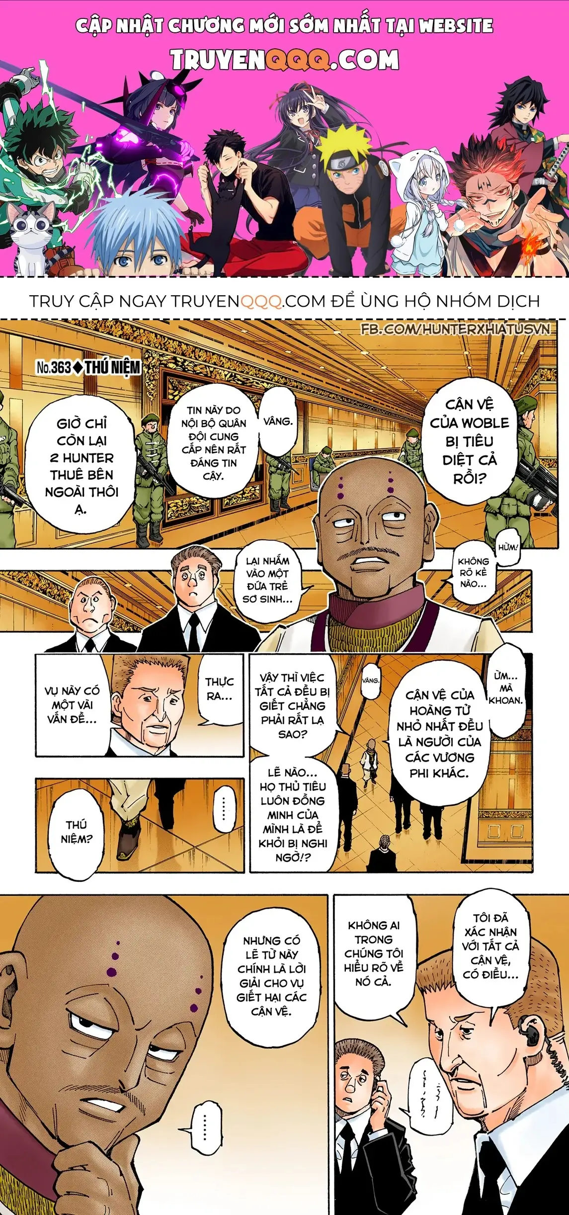 Hunter×Hunter (Digital Colored) Chapter 363 - Trang 2