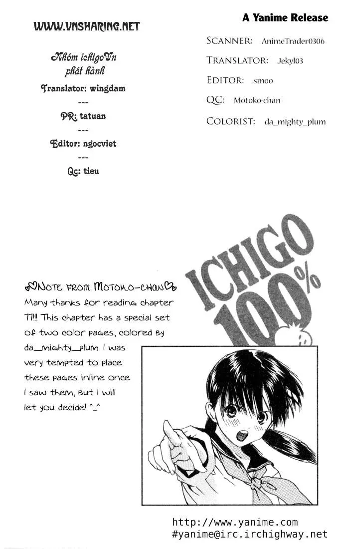 Ichigo 100% Chapter 77 - Trang 20