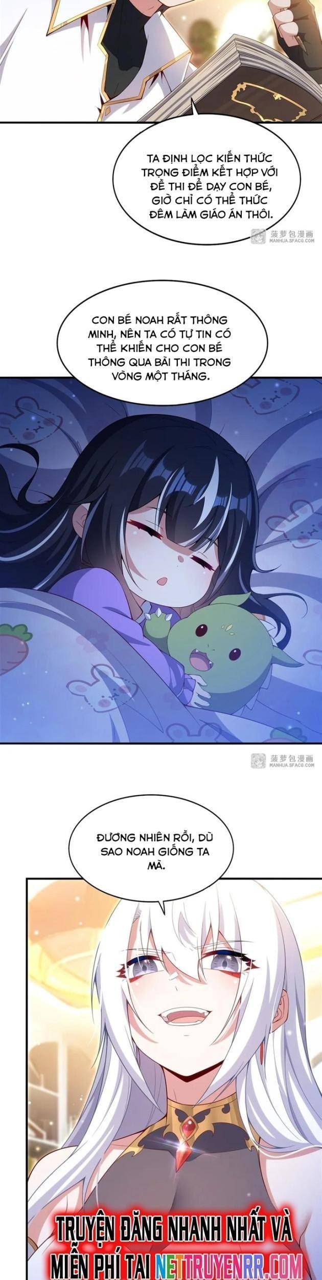 Im Miệng Đi Ác Long Ta Không Muốn Cùng Ngươi Trông Trẻ Đâu! Chapter 13 - Trang 4