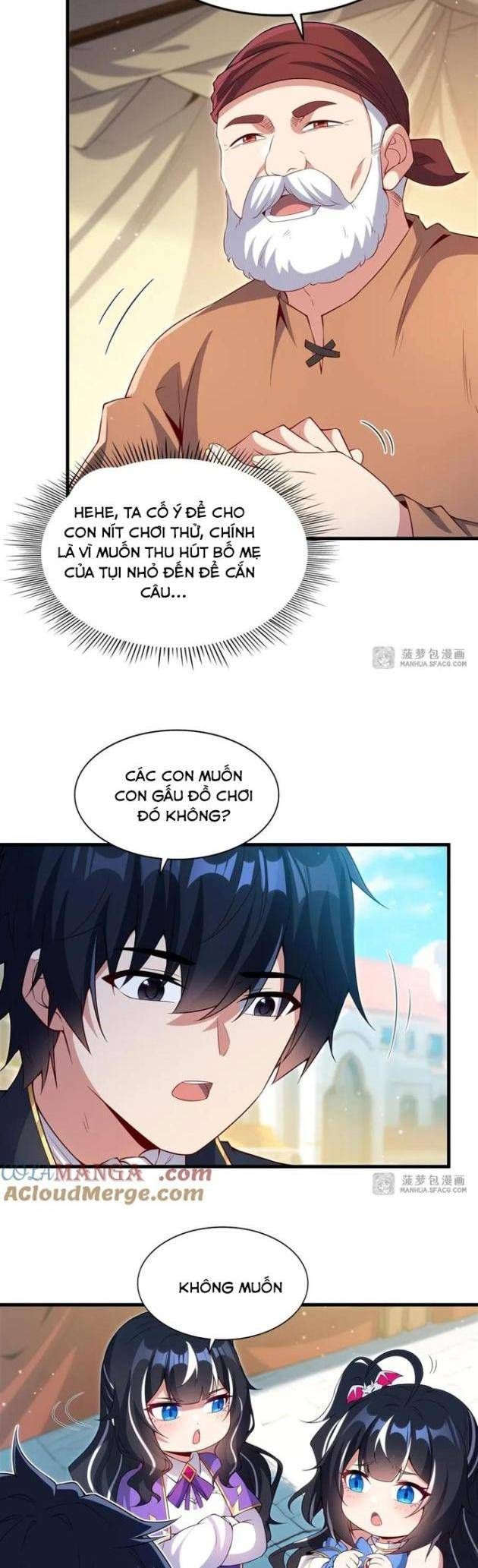 Im Miệng Đi Ác Long Ta Không Muốn Cùng Ngươi Trông Trẻ Đâu! Chapter 18 - Trang 7