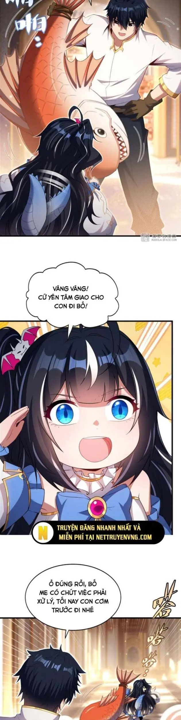 Im Miệng Đi Ác Long Ta Không Muốn Cùng Ngươi Trông Trẻ Đâu! Chapter 29 - Trang 24