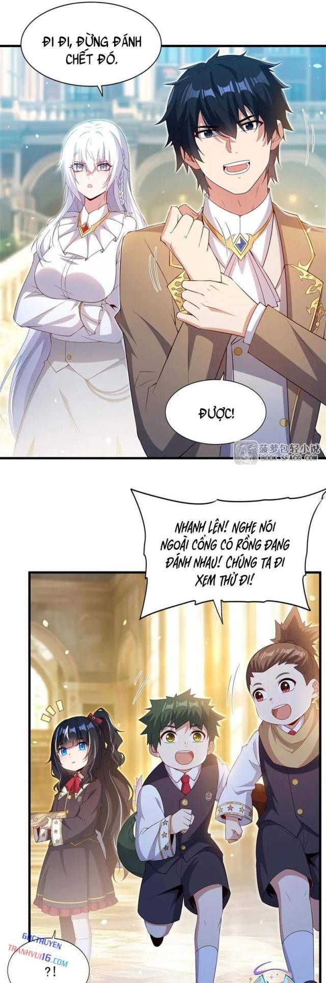 Im Miệng Đi Ác Long Ta Không Muốn Cùng Ngươi Trông Trẻ Đâu! Chapter 35 - Trang 8