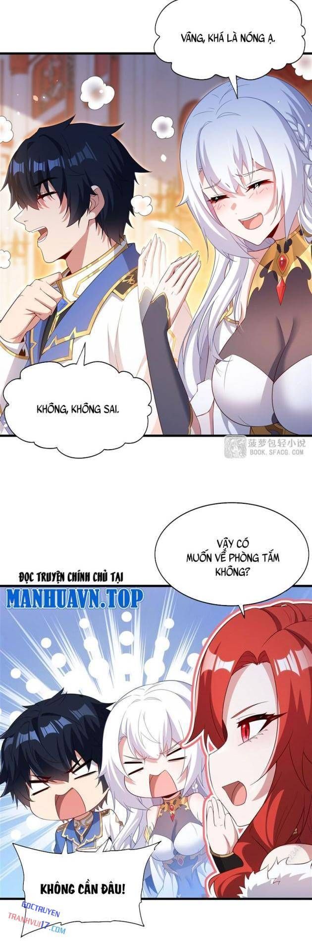 Im Miệng Đi Ác Long Ta Không Muốn Cùng Ngươi Trông Trẻ Đâu! Chapter 42 - Trang 3