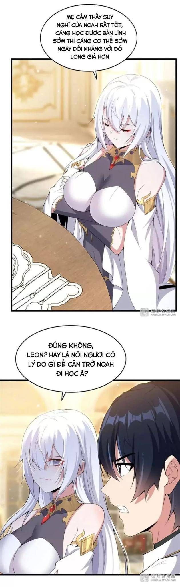 Im Miệng Đi Ác Long Ta Không Muốn Cùng Ngươi Trông Trẻ Đâu! Chapter 7 - Trang 10