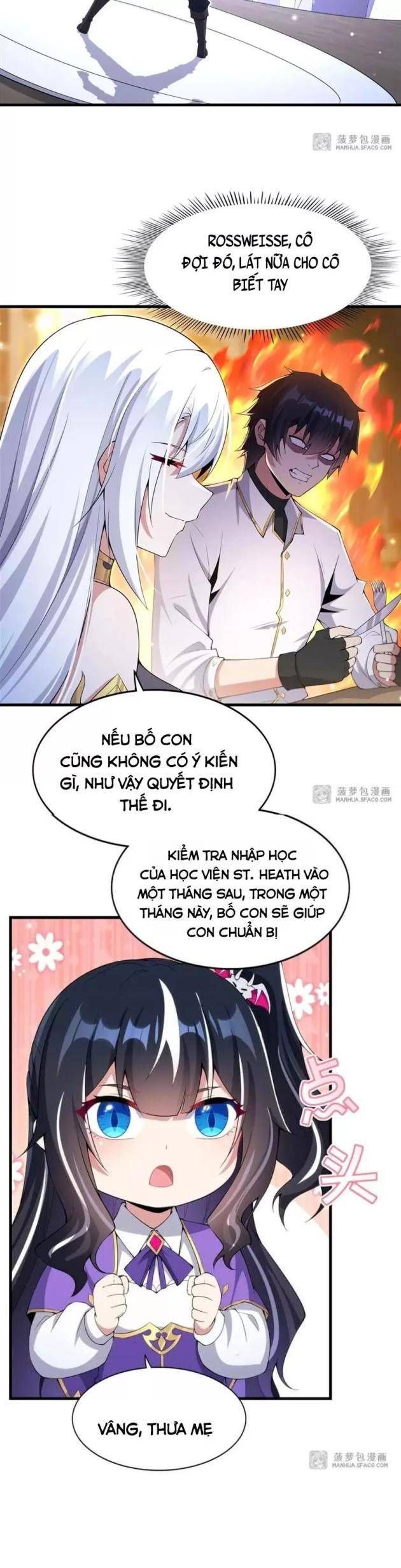 Im Miệng Đi Ác Long Ta Không Muốn Cùng Ngươi Trông Trẻ Đâu! Chapter 7 - Trang 13