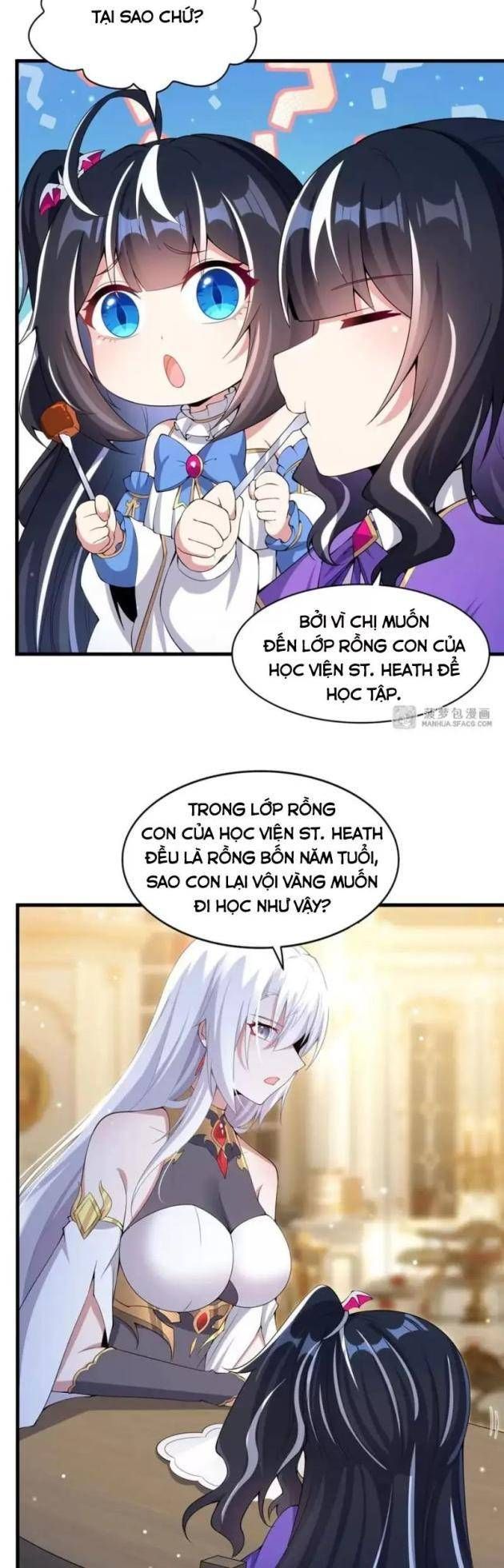 Im Miệng Đi Ác Long Ta Không Muốn Cùng Ngươi Trông Trẻ Đâu! Chapter 7 - Trang 7