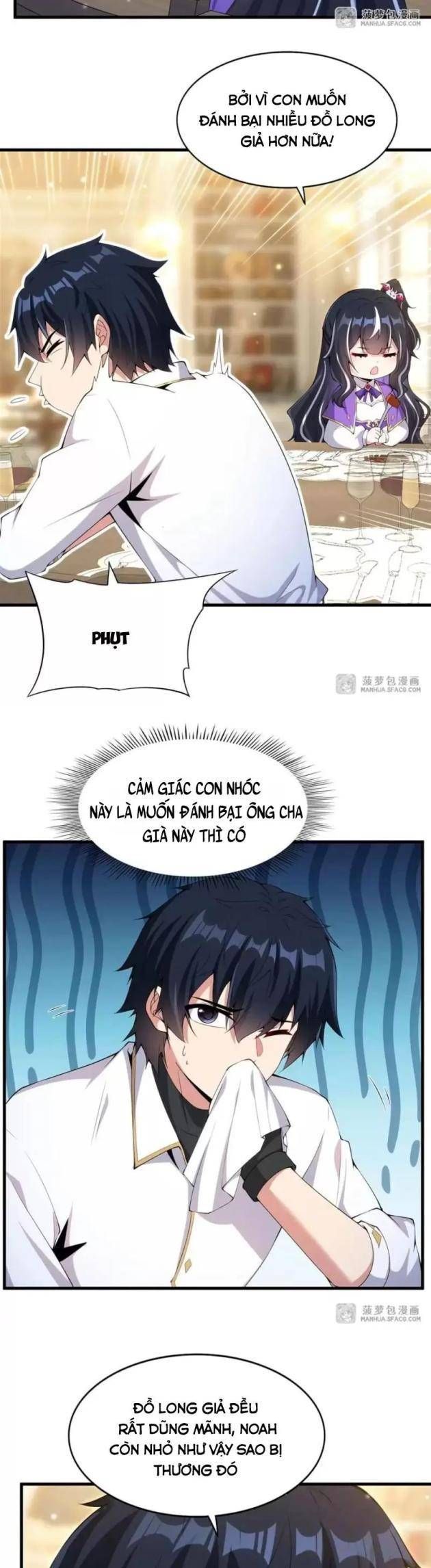Im Miệng Đi Ác Long Ta Không Muốn Cùng Ngươi Trông Trẻ Đâu! Chapter 7 - Trang 8