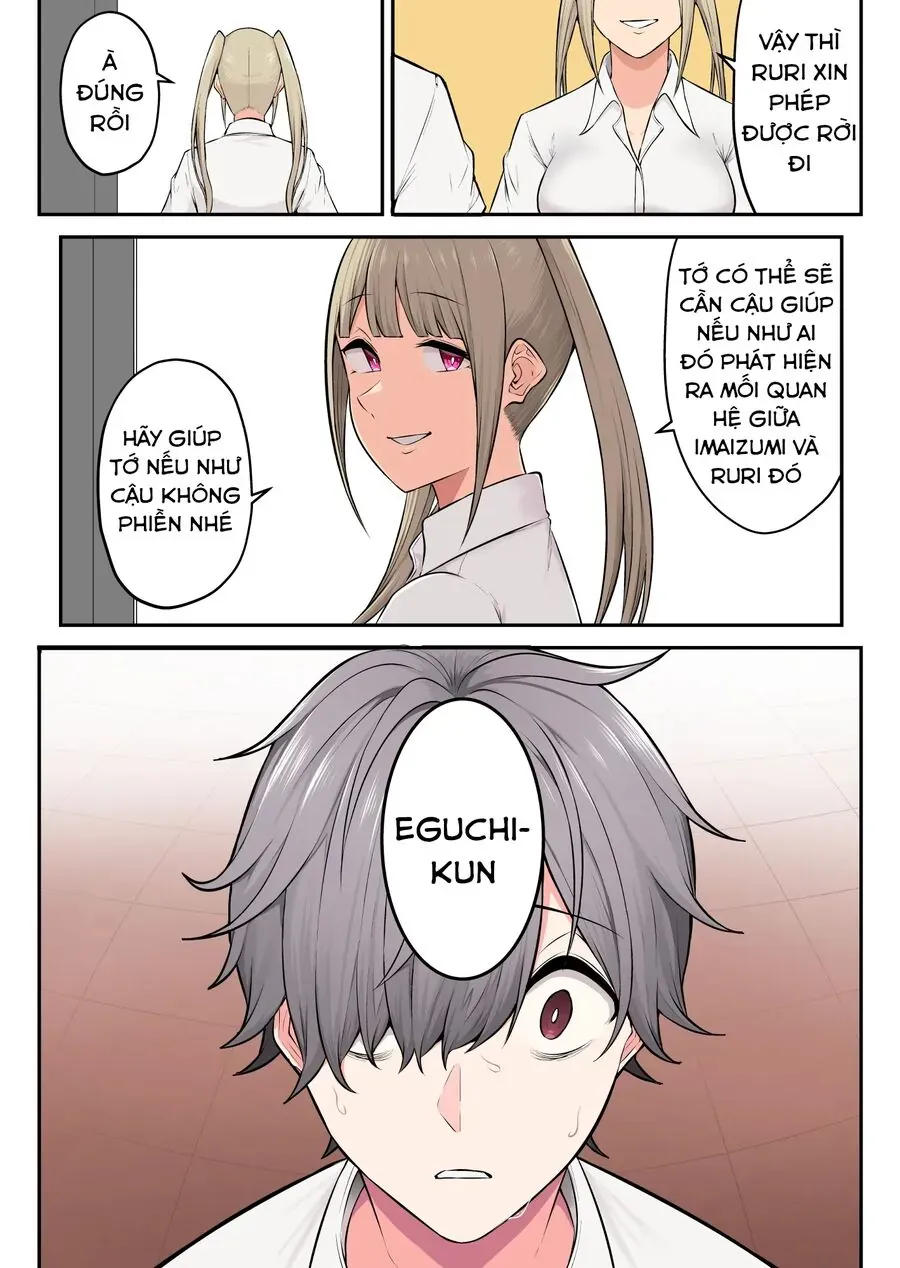 Imaizumi Đưa Cả Bầy Gyaru Về Nhà Mình Chapter 13.5 - Trang 17