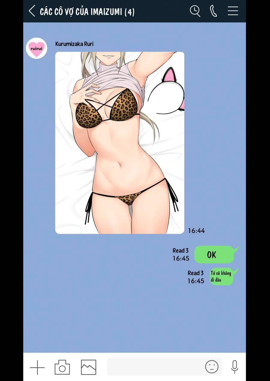 Imaizumi Đưa Cả Bầy Gyaru Về Nhà Mình Chapter 6.1 - Trang 9