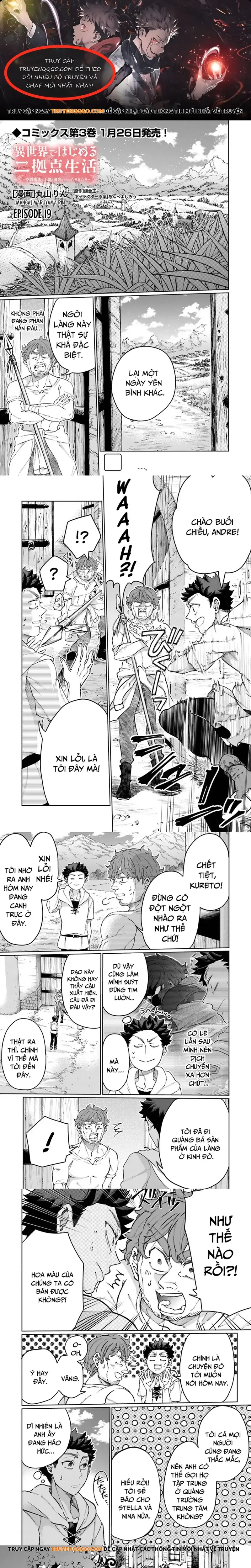 Isekai De Hajimeru Ni Kyoten Seikatsu ~Kuukan Mahou De Outo To Inaka Wo Ittari Kitari~ Chapter 19 - Trang 2