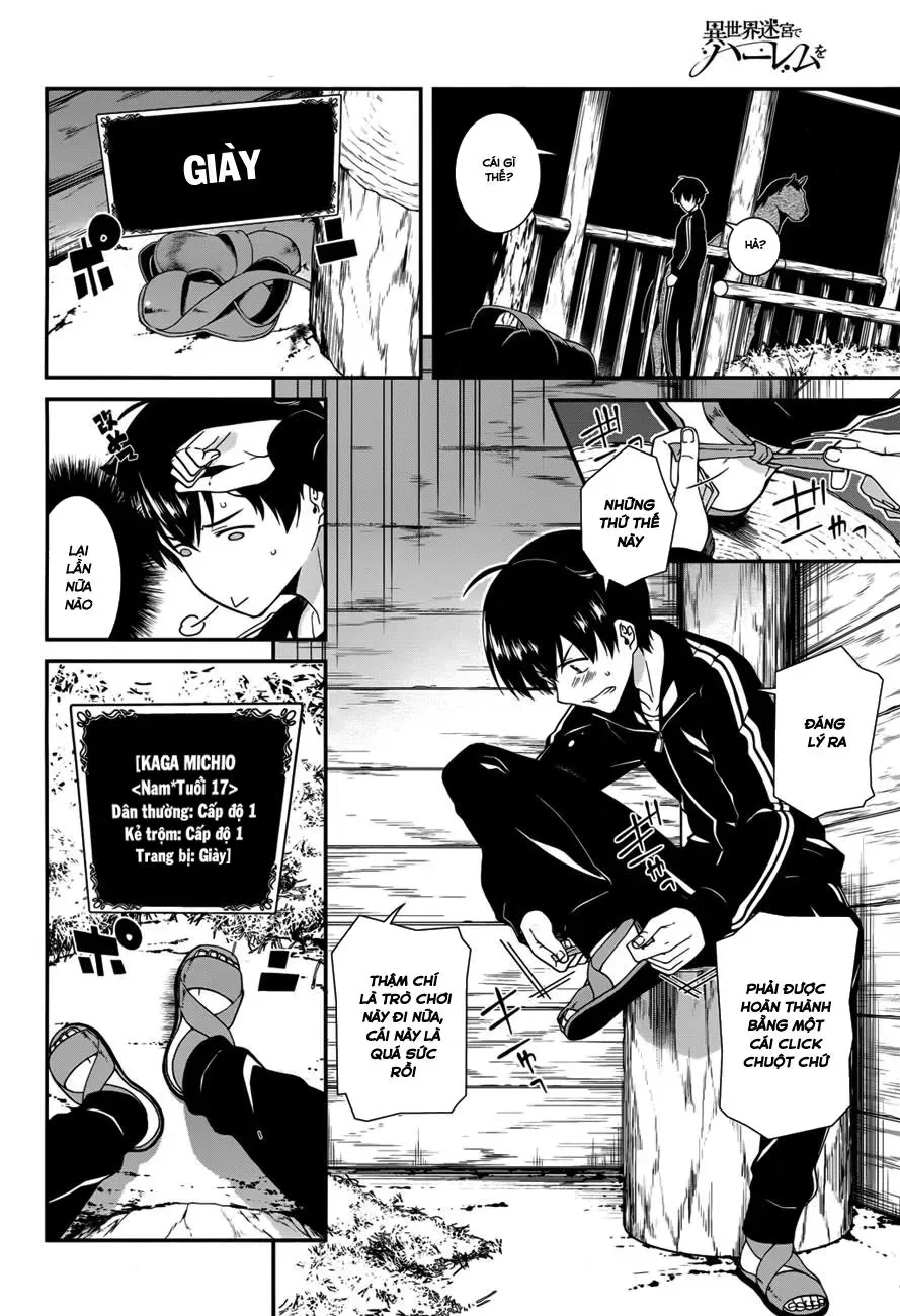 Isekai Meikyuu De Harem Wo Chapter 1 - Trang 11