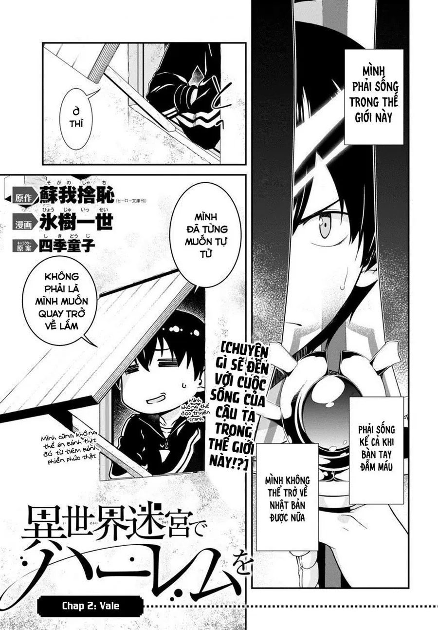 Isekai Meikyuu De Harem Wo Chapter 2 - Trang 3