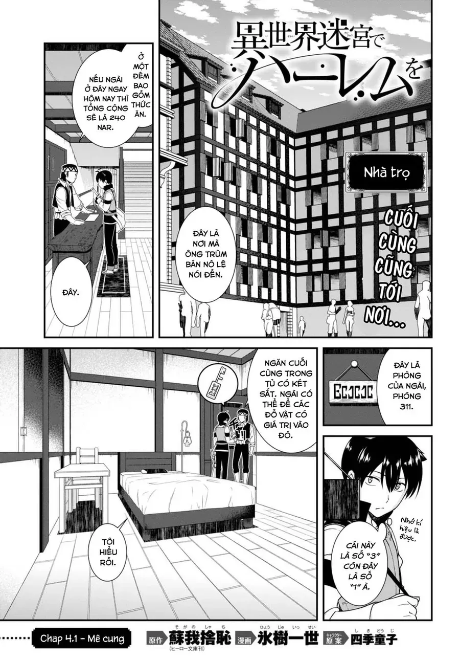 Isekai Meikyuu De Harem Wo Chapter 5 - Trang 3