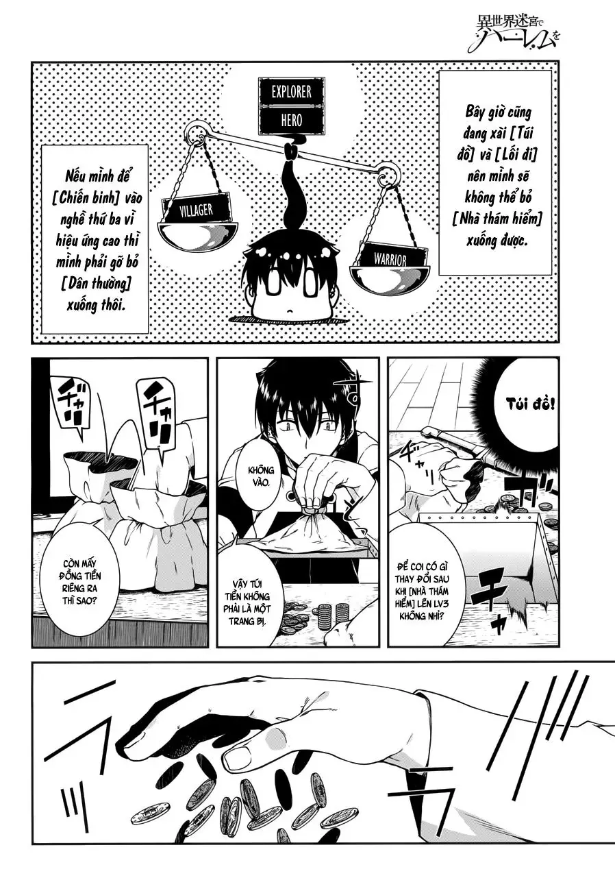 Isekai Meikyuu De Harem Wo Chapter 7 - Trang 8