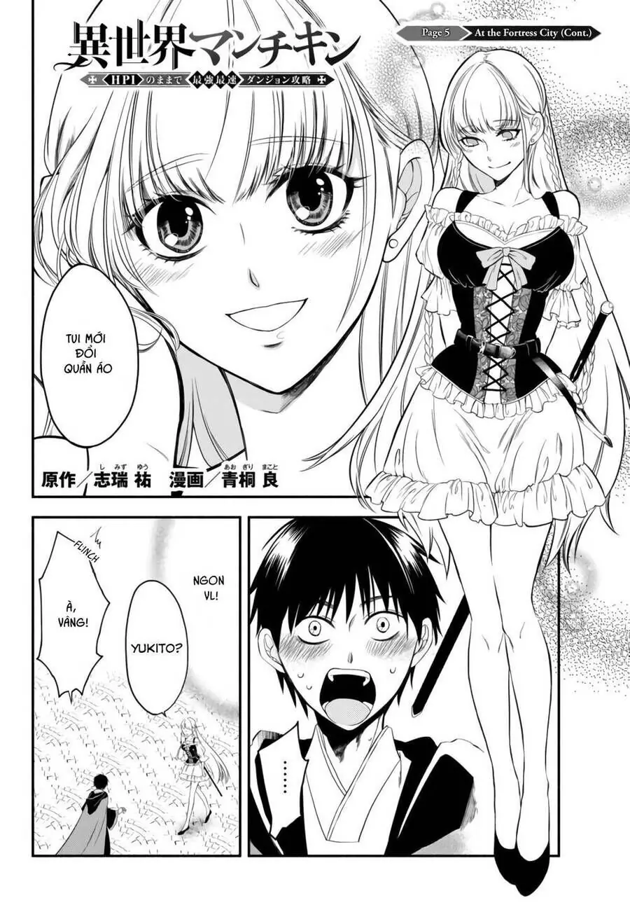 Isekai Munchkin: Hp 1 No Mama De Saikyou Saisoku Dungeon Kouryaku Chapter 5 - Trang 3