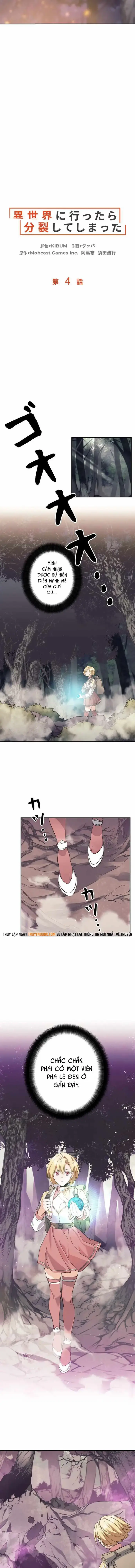 Isekai Ni Ittara Bunretsu Shite Shimatta Chapter 4 - Trang 9