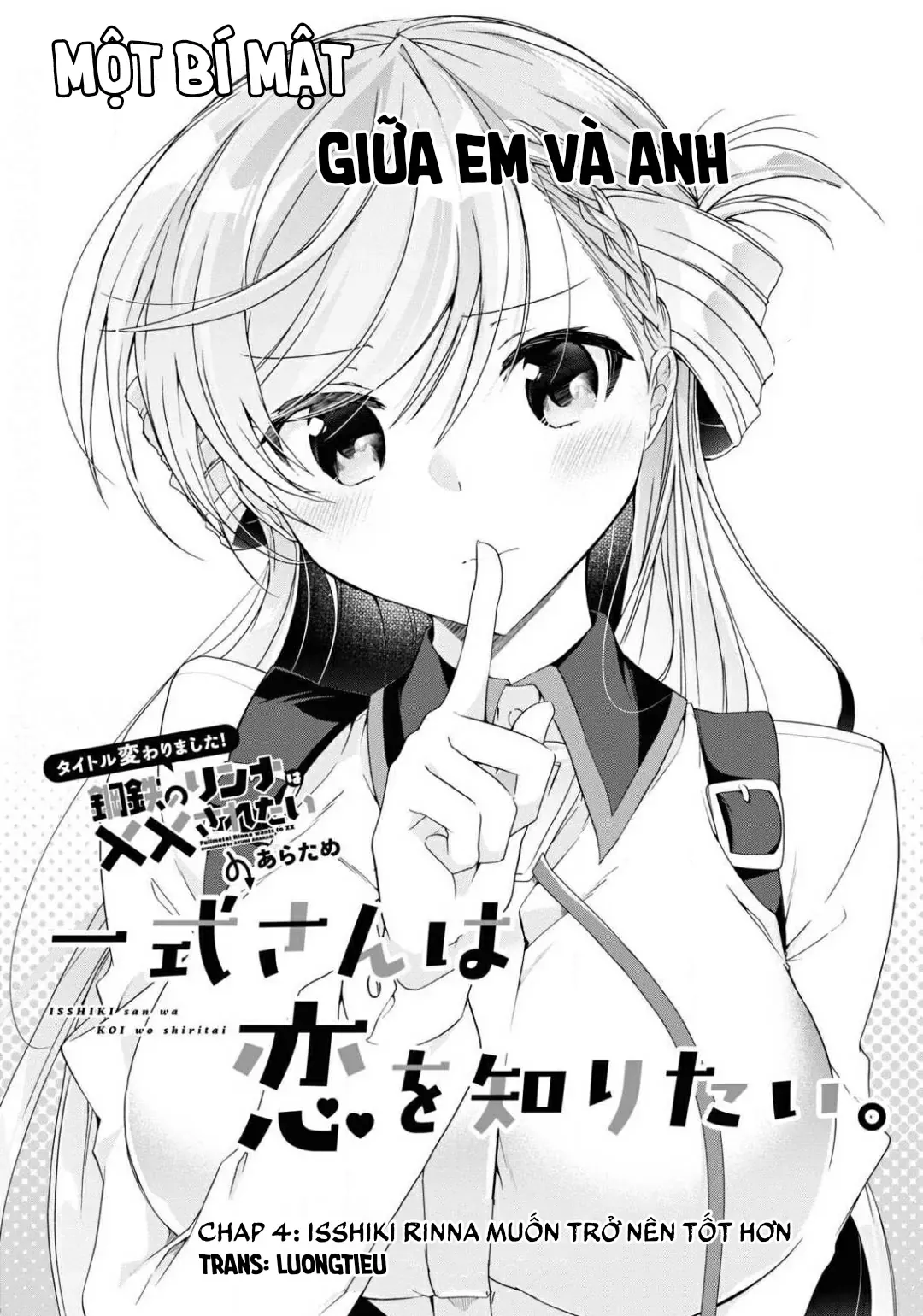 Isshiki Muốn Biết Thêm Về Tình Yêu Chapter 4 - Trang 5