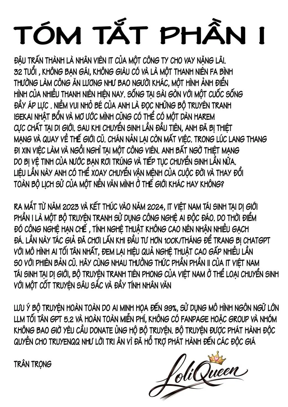 It Việt Nam Tái Sinh Tại Di Giới (Phần 2) Chapter 1 - Trang 3