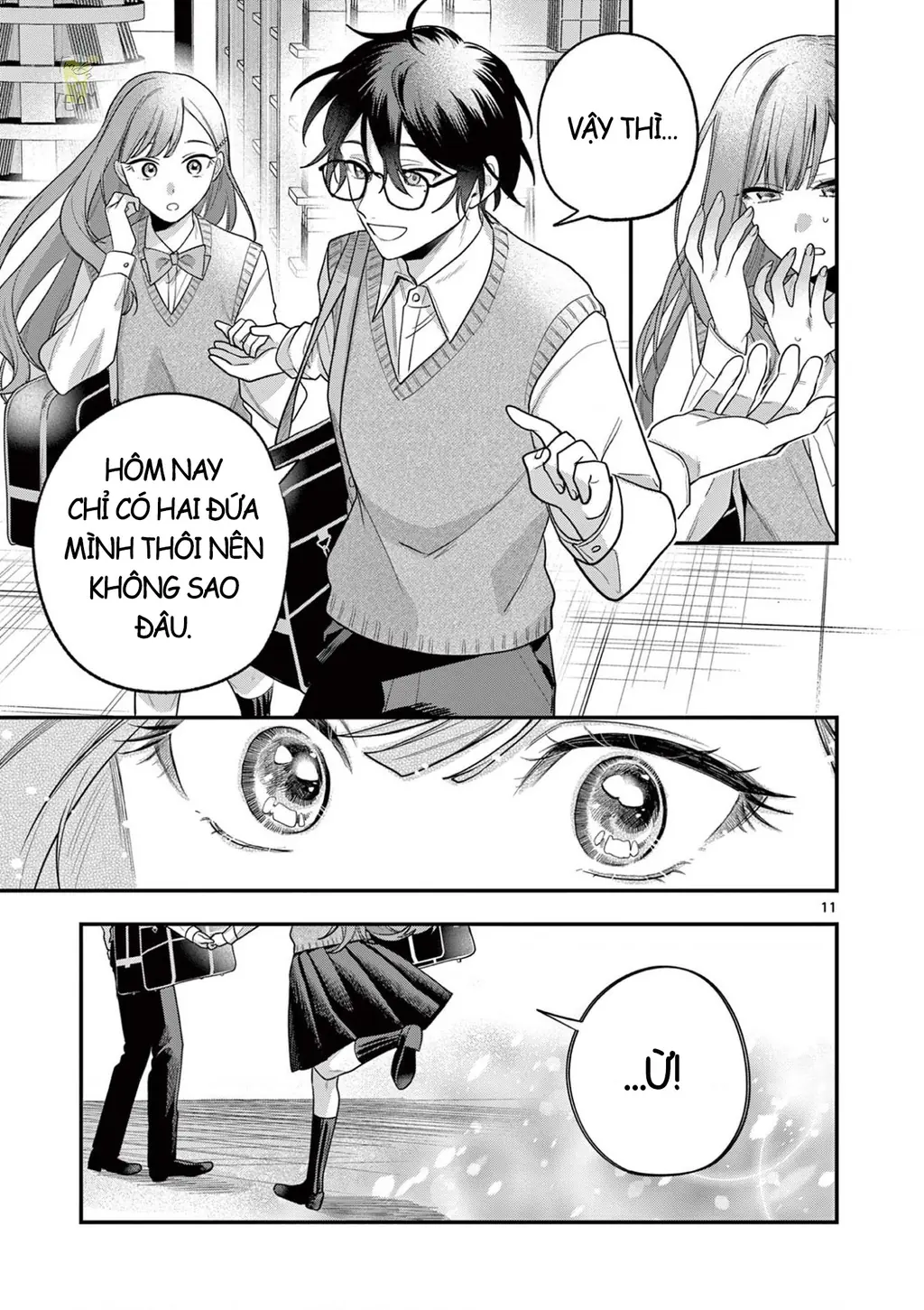 Janome-san muốn mỉm cười! Chapter 3.1 - Trang 13