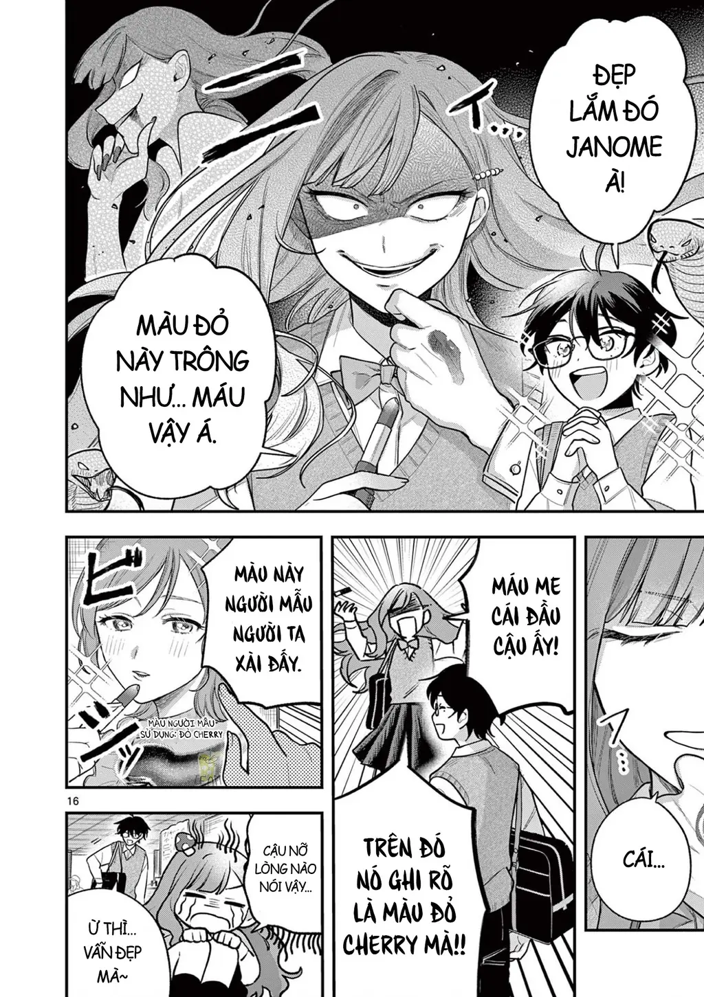 Janome-san muốn mỉm cười! Chapter 3.1 - Trang 18