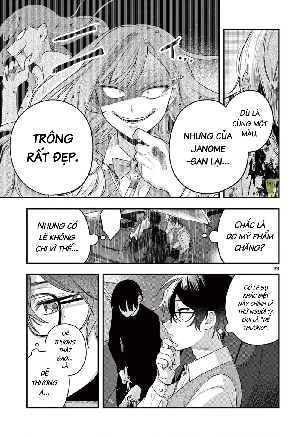 Janome-san muốn mỉm cười! Chapter 3.2 - Trang 15