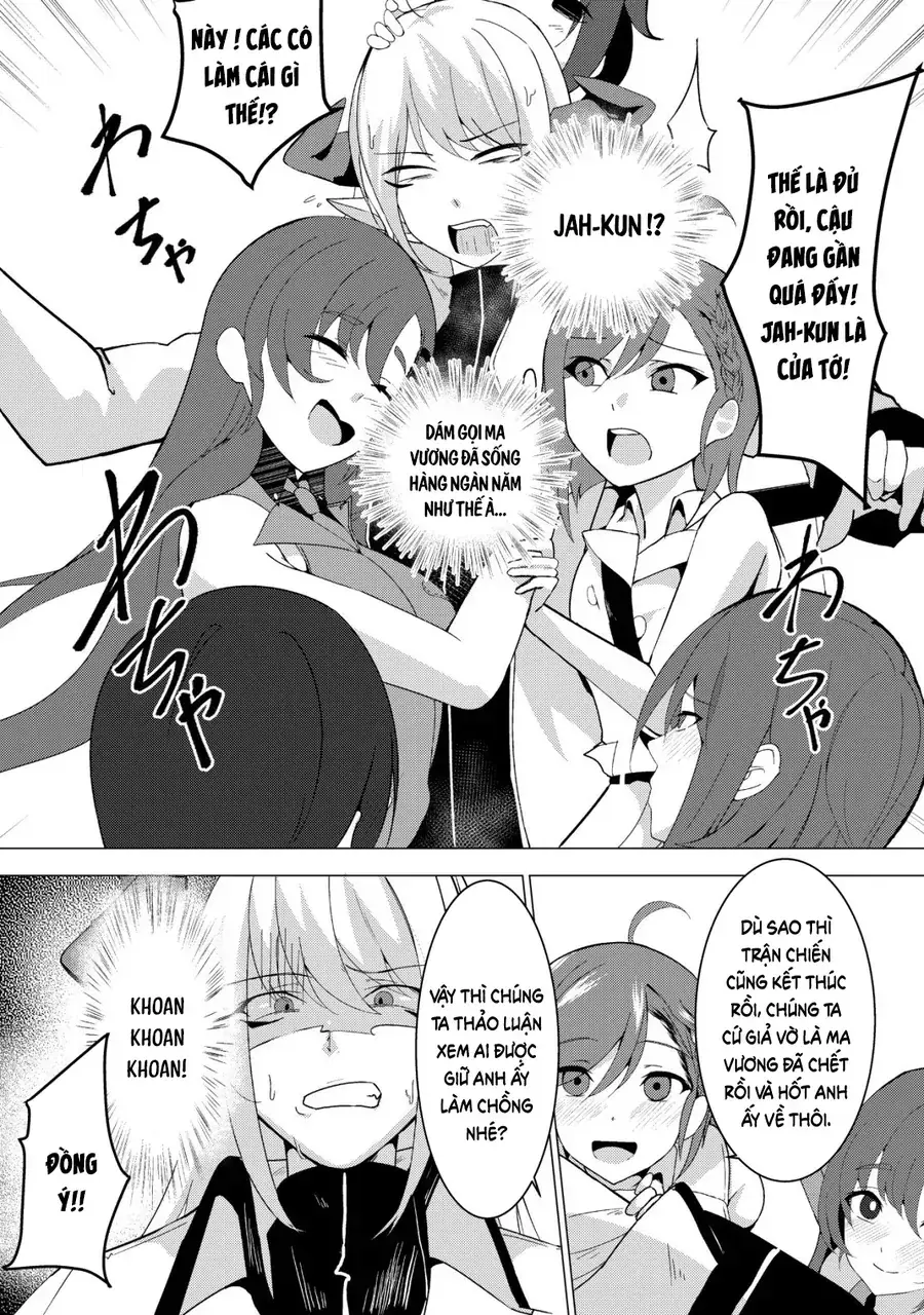 Joudan De Onnna Yuusha-Tachi Wo Kudoita Dai Maou, Sarawa Rete Kyousei Shinkon Seikatsu Chapter 1 - Trang 20
